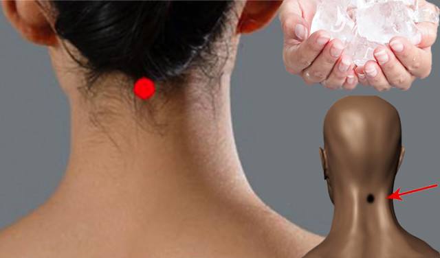 Punto feng-fu para el rejuvenecimiento del organismo